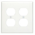 Leviton Wallplates 2G W/P Duplex White 88016